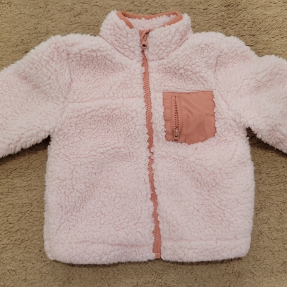 Cozy Pink Kids Fluffy Jacket